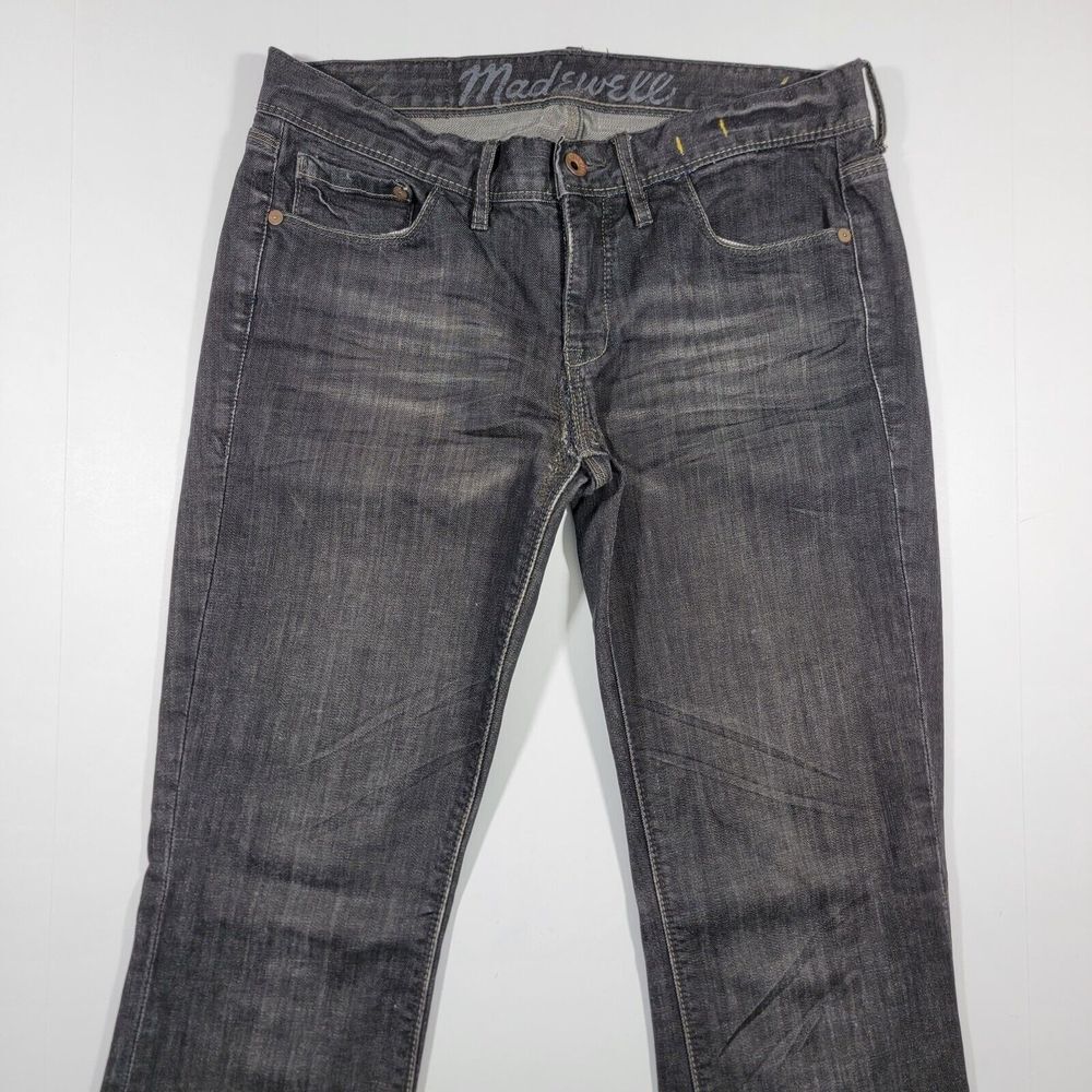 Women's MADEWELL Jeans Dark‎ Charcoal Size 28x32 BOOT LEG